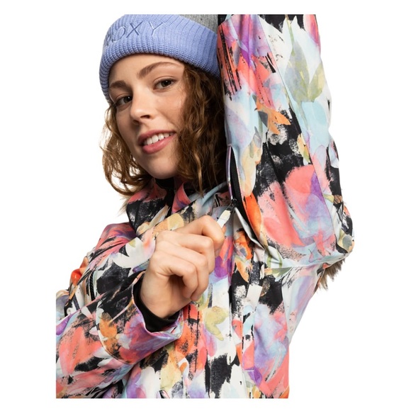 Roxy Insulated jet ski Snow jacket Faux Fur hood - Picture 3 of 8